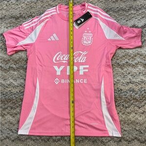 Argentina Pre-Match Pink Jersey